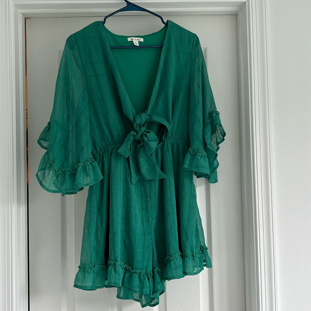 Teal Romper